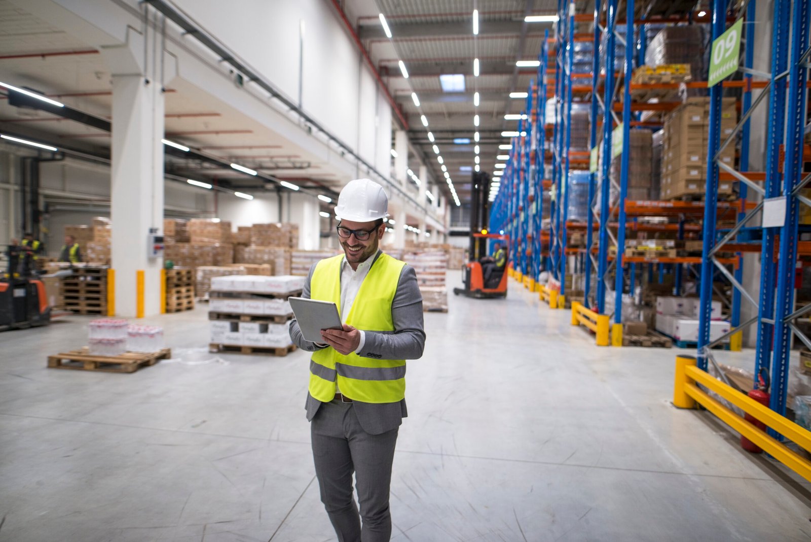 Warehousewalla team inspecting a warehouse facility